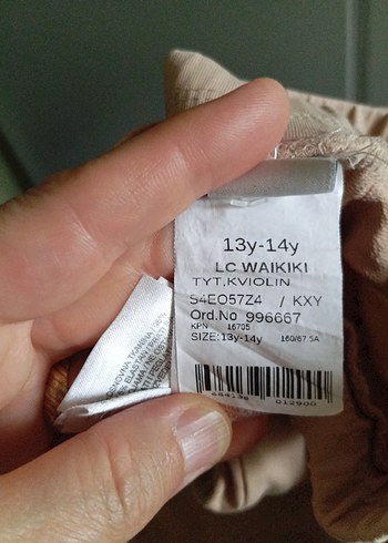 Bej LC Waikiki 13-14 Yaş tayt pantolon - Görsel 5