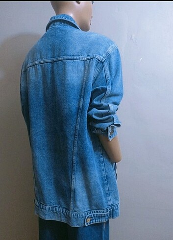 xl Beden mavi Renk Koton denim ceket