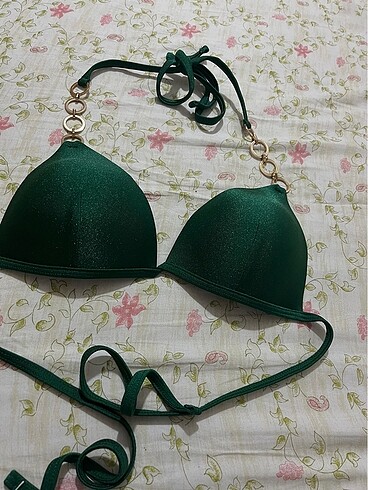 s Beden yeşil Renk Bikini üstü
