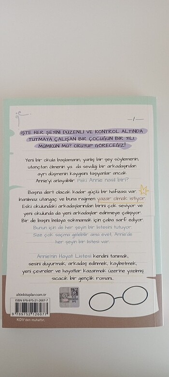  ANNIE'IN HAYAT LİSTESİ - KRISTIN MAHONEY
