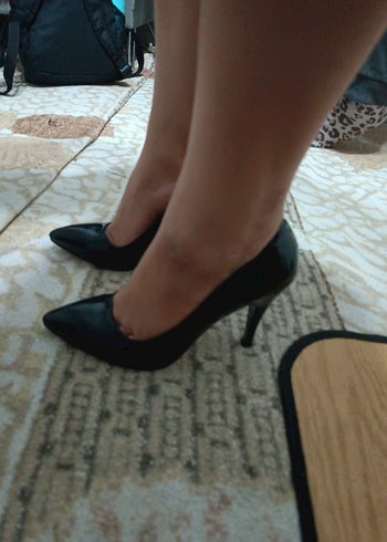 Klasik Siyah Stiletto - Görsel 4