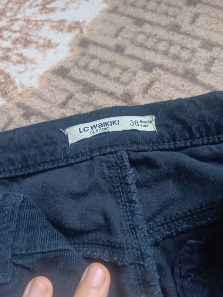 Kadın Siyah Denim Bol Kesim Pantolon - Görsel 2