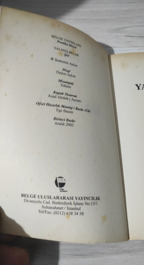 Bedrettin Aykin - Yalnızlıklar - Görsel 3