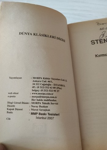 Beden Kırmızı ve Siyah - Stendhal