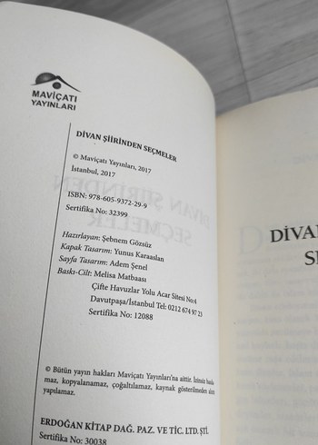 Divan Şiirinden Seçmeler Kitabı - Görsel 3