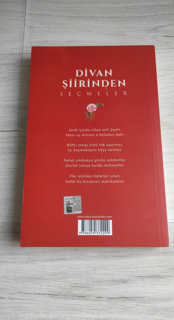 Divan Şiirinden Seçmeler Kitabı - Görsel 2