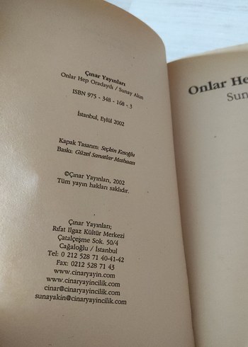 Onlar Hep Oradaydı - Sunay Akın - Görsel 3