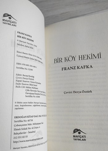  Beden Franz Kafka - Bir Köy Hekimi