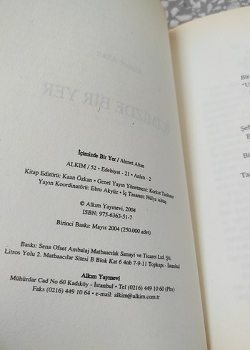 Ahmet Altan - İçimizde Bir Yer - Görsel 3