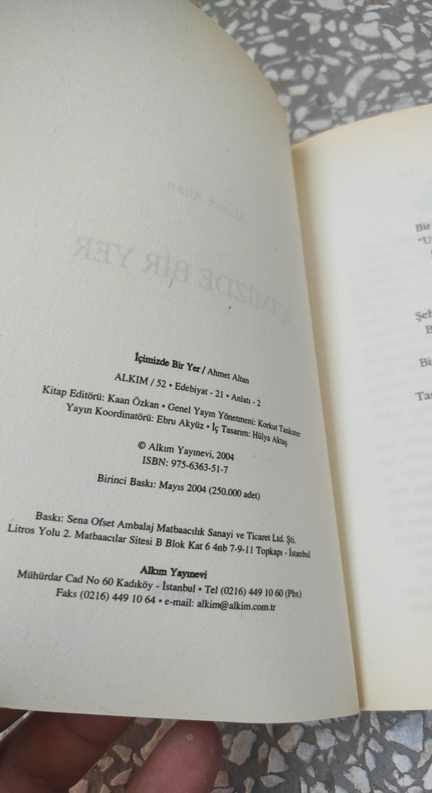 Ahmet Altan - İçimizde Bir Yer - Görsel 3