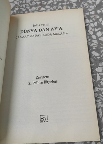 Beden Renk Dünyadan Aya - Jules Verne