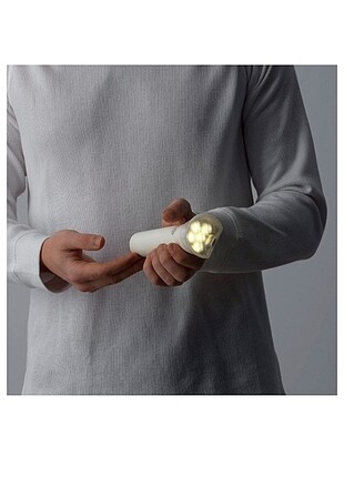 LED el feneri + şarj edilebilir pil