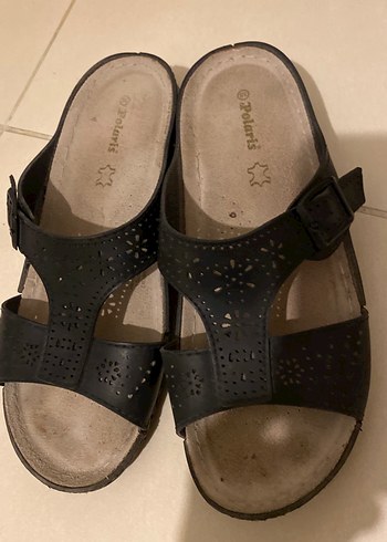 Siyah Tokalı polaris Terlik - Görsel 4