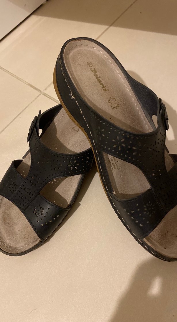 Siyah Tokalı polaris Terlik - Görsel 3