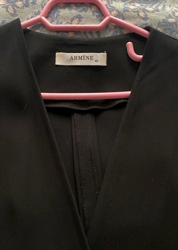 Siyah Kuşaklı Uzun abiye ferace - Görsel 3