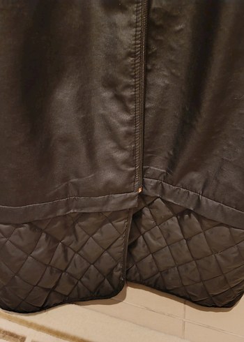 Micca Siyah Kadın Uzun Kaban - Görsel 3