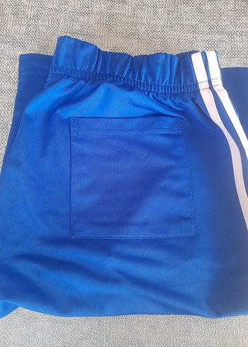 Mavi Renk  Rahat Kesim Eşofman Altı - Görsel 4