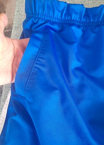 Mavi Renk  Rahat Kesim Eşofman Altı - Görsel 7