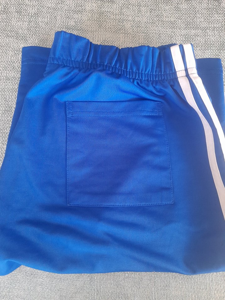 Mavi Renk  Rahat Kesim Eşofman Altı - Görsel 4