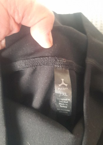 pulsar marka siyah Kadın Sporcu Tayt - Görsel 3