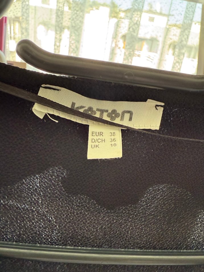 Siyah Drapeli Midi  Ceket - Görsel 2