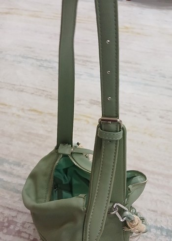 Derimod Yeşil Deri Çanta - Görsel 6