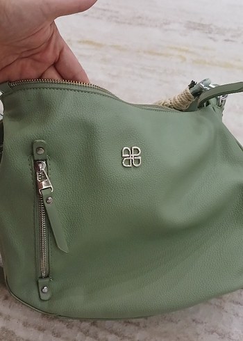 Derimod Yeşil Deri Çanta - Görsel 5