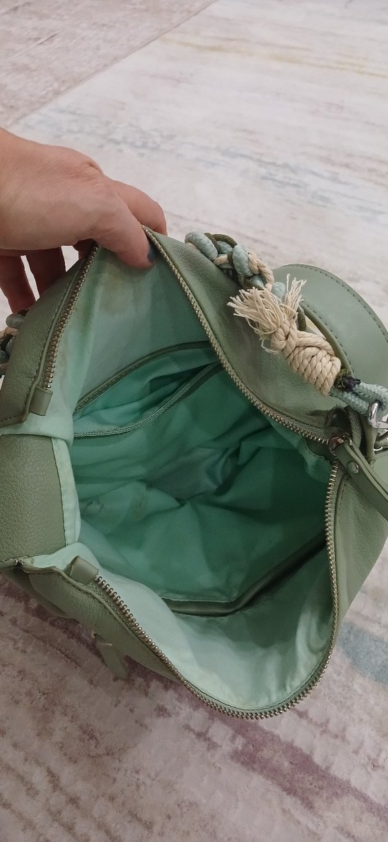 Derimod Yeşil Deri Çanta - Görsel 4
