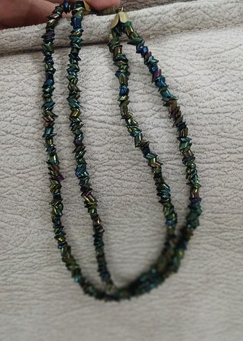 Renkli Boncuklu Bohem Kadın Kolye - Görsel 2