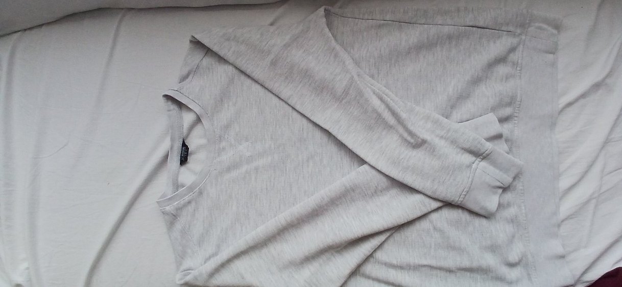 Bisiklet yaka Gri Erkek Sweatshirt - Görsel 2