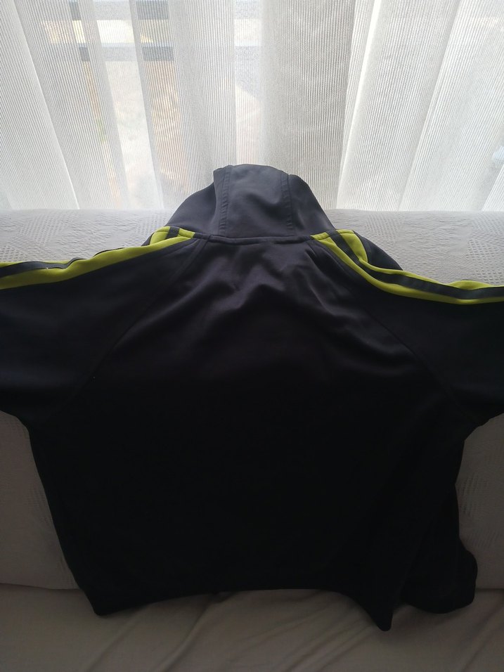 Lescon marka Fosfor yeşili iç astarlı  kapüşonlu spor ceket - Görsel 5