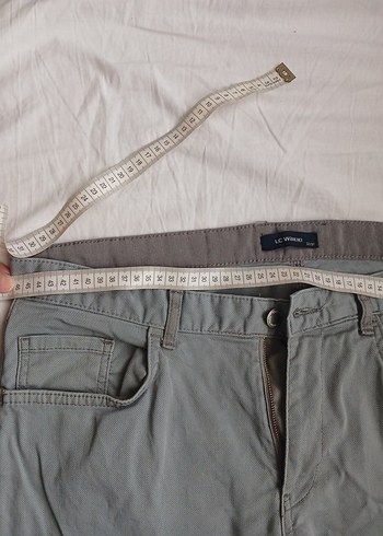 Açık mavi Kanvas Erkek Pantolon - Görsel 4