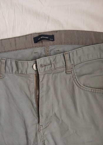 Açık mavi Kanvas Erkek Pantolon - Görsel 2