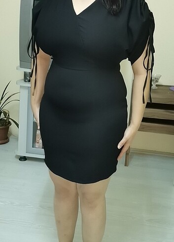 Trendyol siyah mini elbise