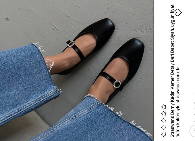 Straswans benry babet siyah 40