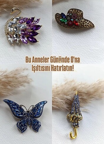 Anneler günü için Broş 