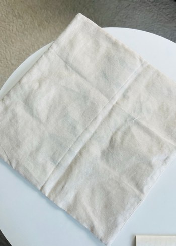 Turuncu Baskılı sonbahar Bohem Minder Kılıfı - Görsel 4