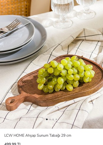 LCW HOME Ahşap Sunum Tabağı 29 cm - Görsel 2