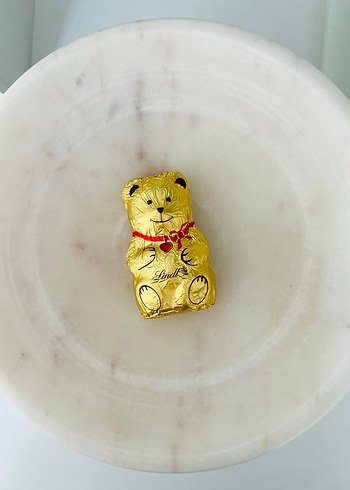 Yılbaşı çikolatası Altın Renkli Ayıcık çikolatasi teddy çikolata - Görsel 3