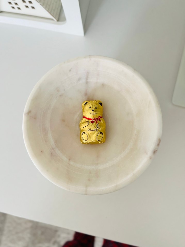 Yılbaşı çikolatası Altın Renkli Ayıcık çikolatasi teddy çikolata - Görsel 2