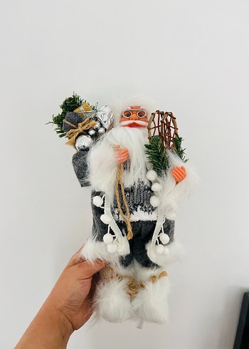 Renkli Beyaz Noel Baba Figürü / yurt dışı ürünü / yılbaşı / noel - Görsel 2