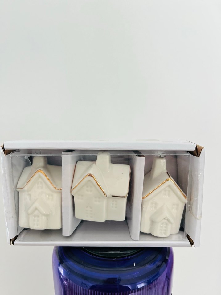 Yılbaşı ev / LCW dekoratif ev / porselen ev /Beyaz Model Ev Seti - Görsel 2