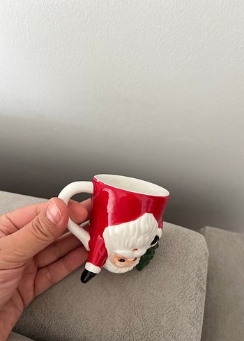 Kırmızı Noel Baba Figürlü yılbaşı fincan - Görsel 8