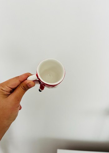 Kırmızı Noel Baba Figürlü yılbaşı fincan - Görsel 5