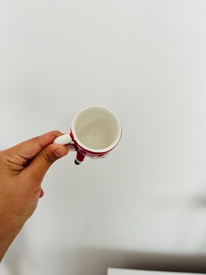 Kırmızı Noel Baba Figürlü yılbaşı fincan - Görsel 5