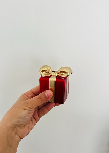 4'lü Renkli Kırmızı Yılbaşı Süsleri Seti - Görsel 6