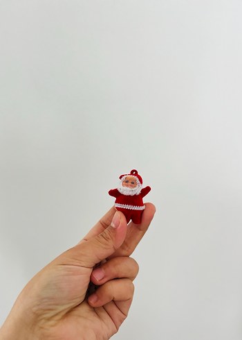 4'lü Renkli Kırmızı Yılbaşı Süsleri Seti - Görsel 2