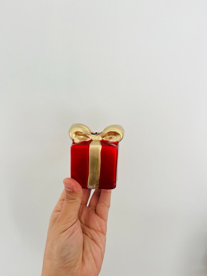 4'lü Renkli Kırmızı Yılbaşı Süsleri Seti - Görsel 5