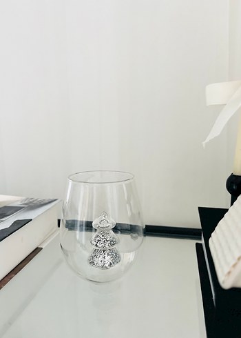 Yeniyıl bardak çam ağacı  Figürlü Şeffaf Bardak yılbaşı bardak - Görsel 2