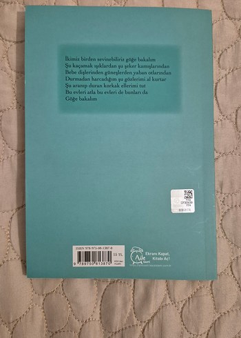 Turgut Uyar - Göğe Bakma Durağı Şiir Kitabı - Görsel 2